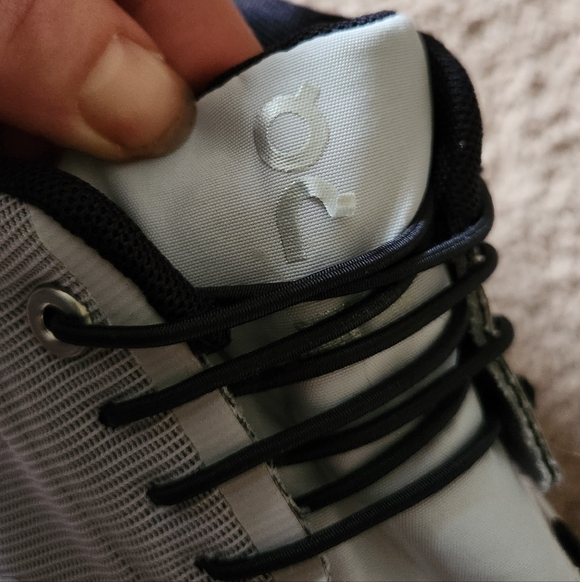 ON Running Cloud 5 Waterproof Shoes Glacier/White Womens 10.5 EUC - Picture 12 of 16